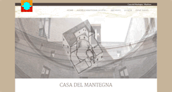 Desktop Screenshot of casadelmantegna.it